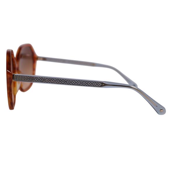 Kate Spade WAVERLY Oversized Round Womens Sunglasses - Brown Horn / Brown - NWT - Picture 5 of 11